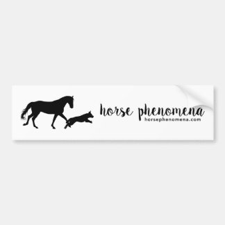 Para Coche Pegatina del parachoques del fenomena de caballo