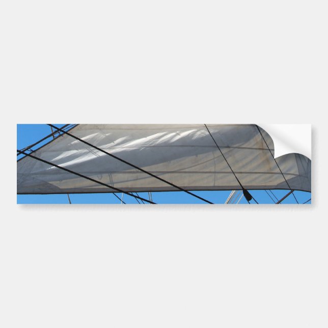 Para Coche Pegatina del parachoques del fondo de la vela de b (Frente)