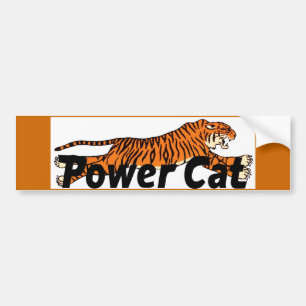 Para Coche Pegatina del parachoques del gato de encendido