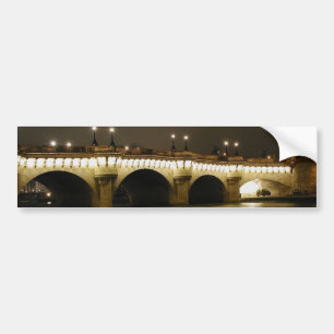 Para Coche Pegatina del parachoques del puente nocturno