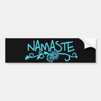 Para Coche Pegatina del parachoques del yoga de Namaste