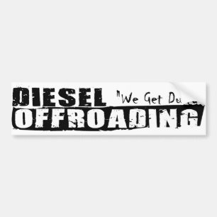 Para Coche Pegatina del parachoques diesel de descarga