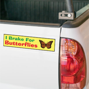 Para Coche Pegatina Del Parachoques - Freno Por Mariposas