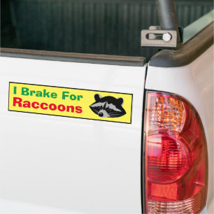 Para Coche Pegatina Del Parachoques - Freno Por Racconones