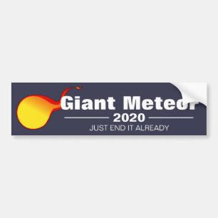 Para Coche Pegatina del parachoques Giant Meteor 2020
