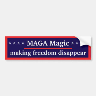 Para Coche Pegatina del parachoques mágico de MAGA