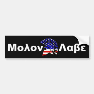 Para Coche Pegatina del parachoques Molon Labe