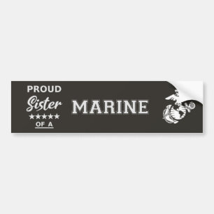 Para Coche Pegatina del parachoques (Orgullosa hermana de un