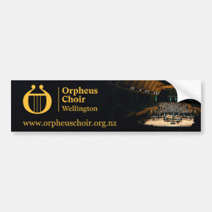 Para Coche Pegatina del parachoques Orpheus Choir Wellington