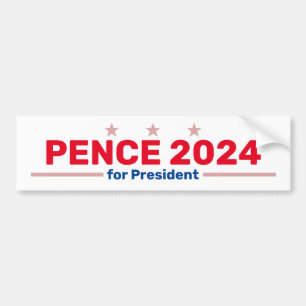 Para Coche Pegatina del parachoques Pence 2024