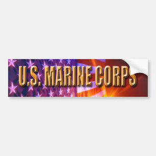 Para Coche Pegatina del parachoques retirado del USMC