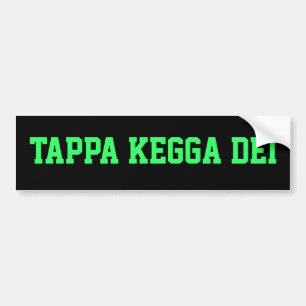 Para Coche Pegatina del parachoques TAPPA KEGGA DEI