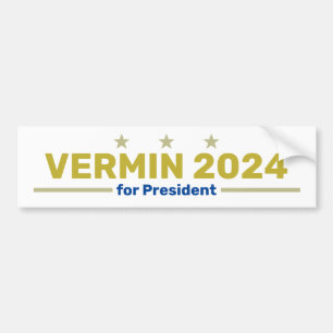 Para Coche Pegatina del parachoques Vermin 2024