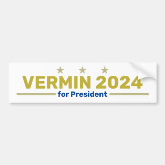 Para Coche Pegatina del parachoques Vermin 2024