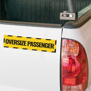 Para Coche Pegatina DEL PASAJERO DE TAMAÑO SUPERIOR