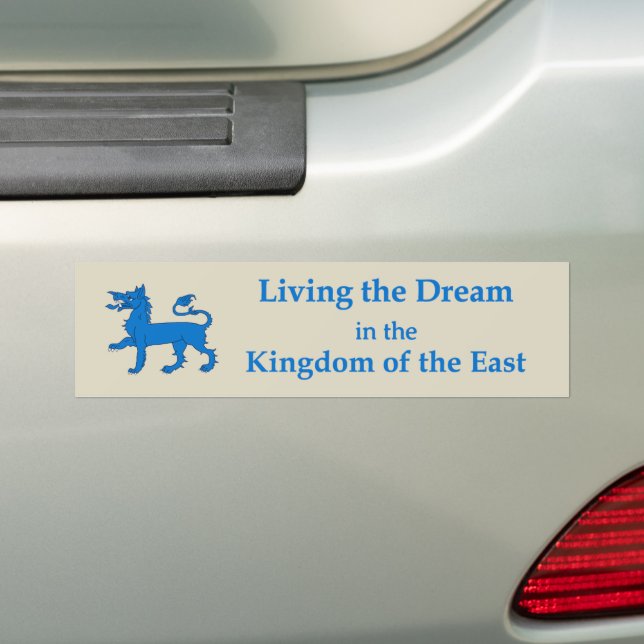 Para Coche Pegatina del Reino SCA del Este (en coche)