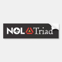 Pegatina del trío de NOLA