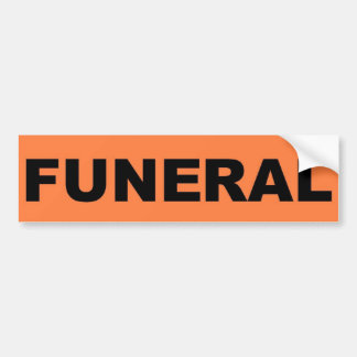 Para Coche pegatina fúnebre
