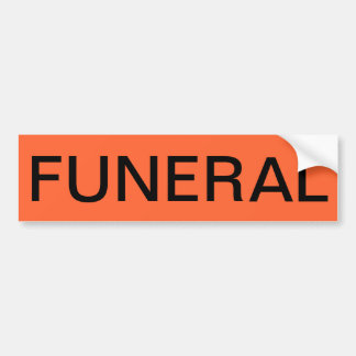 Para Coche Pegatina fúnebre 2