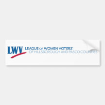 Pegatina LWV de Hillsborough y Pasco