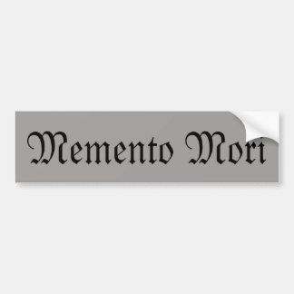 Para Coche Pegatina Memento Mori (Recuerde la muerte)