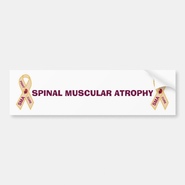 PARA COCHE PEGATINA MUSCULAR ESPINAL DE LA ATROFIA (Frente)
