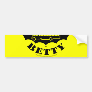 Para Coche Pegatina negro 2of2 de Betty
