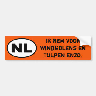 Para Coche Pegatina NL - I Break for windmills (versión hola