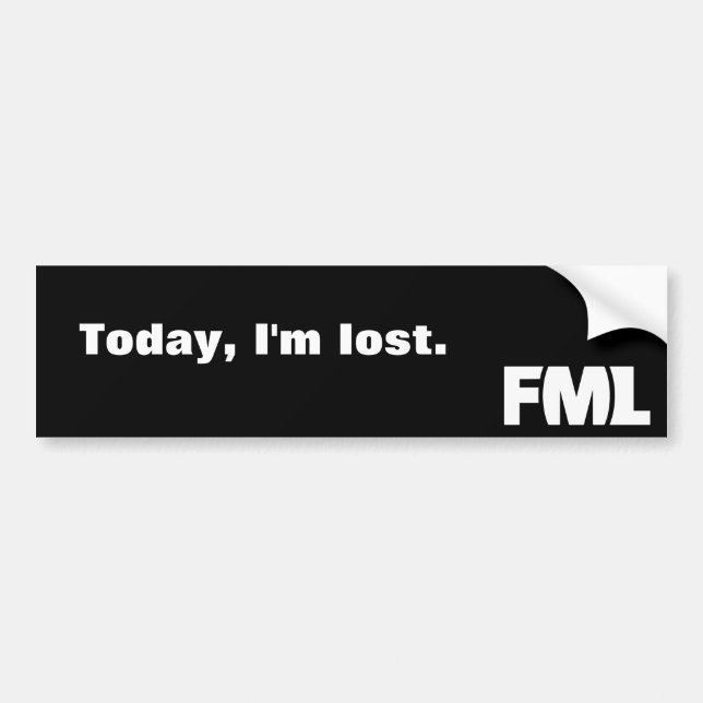 Para Coche Pegatina oficial de FML: Perdido (Frente)