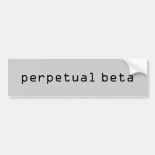 Para Coche Pegatina Perpetual Beta, CCCCCC gris