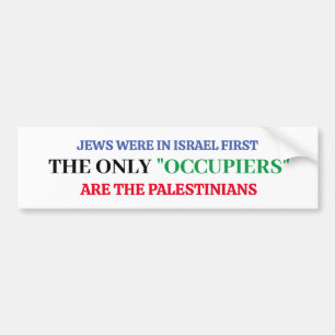 Para Coche Pegatina Pro-Israel Me quedo con Israel