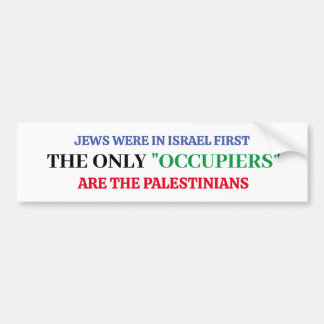 Para Coche Pegatina Pro-Israel Me quedo con Israel