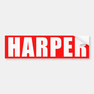 Para Coche Pegatina rojo de Harper