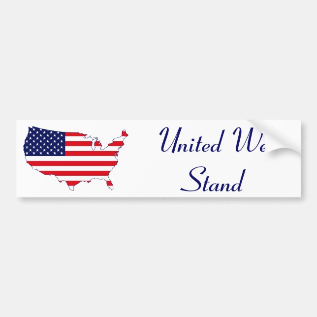 Para Coche Pegatina United We Stand (Frente)