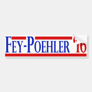 Para Coche Pegatina vidente/de Poehler 2016 de la campaña