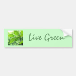 Para Coche Pegatina 'Vive Verde'