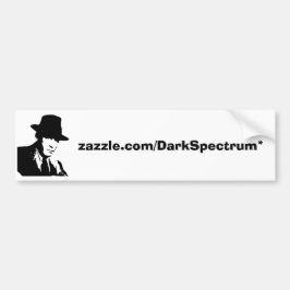 Para Coche Pegatina "zazzle.com/DarkSpectrum* " del logotipo