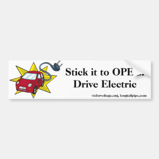 Para Coche ¡Pegúelo a la OPEP! Impulsión eléctrica - pegatina