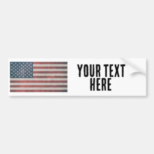 Para Coche PERSONALIZADO DE BANDERA AMERICANA 2024 Pegatina p