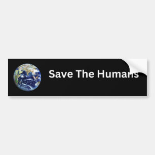 Para Coche Salven la pegatina del parachoques humano
