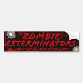 Para Coche Sangre de los Exterminators del zombi y pegatina