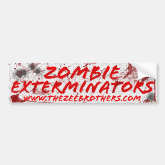 Para Coche Sangre de los Exterminators del zombi y pegatina