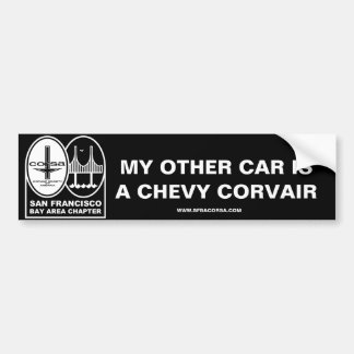 Para Coche SFBA CORSA "Mi otro auto..." Pegatina rectangular