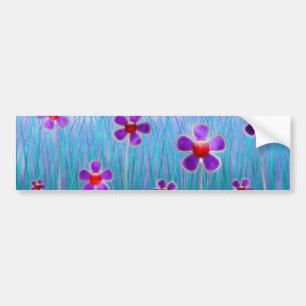 Para Coche Shy Daisies Bumber Pegatina