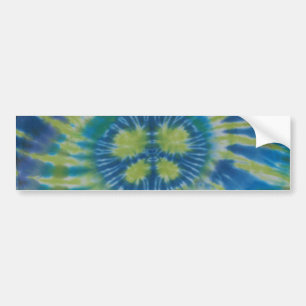 Para Coche Signo de paz Swirl Tie Dye Pegatina