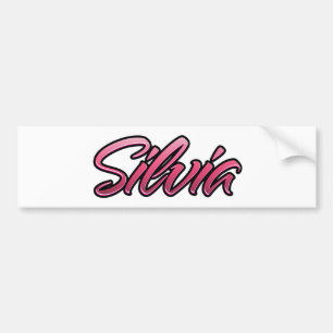 Para Coche Silvia Pegatina de Aufkleber rosa descolorido