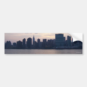 Para Coche Skyline NYC - Pegatina del parachoques