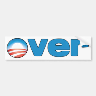 PARA COCHE SOBRE - EL PEGATINA ANTI DE OBAMA