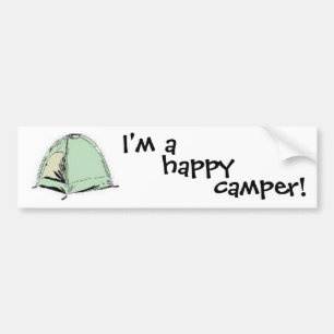 Para Coche Soy una pegatina del parachoques de camper feliz