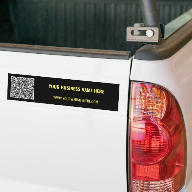 Para Coche Su pegatina de parachoques de código QR promociona (En Camión)
